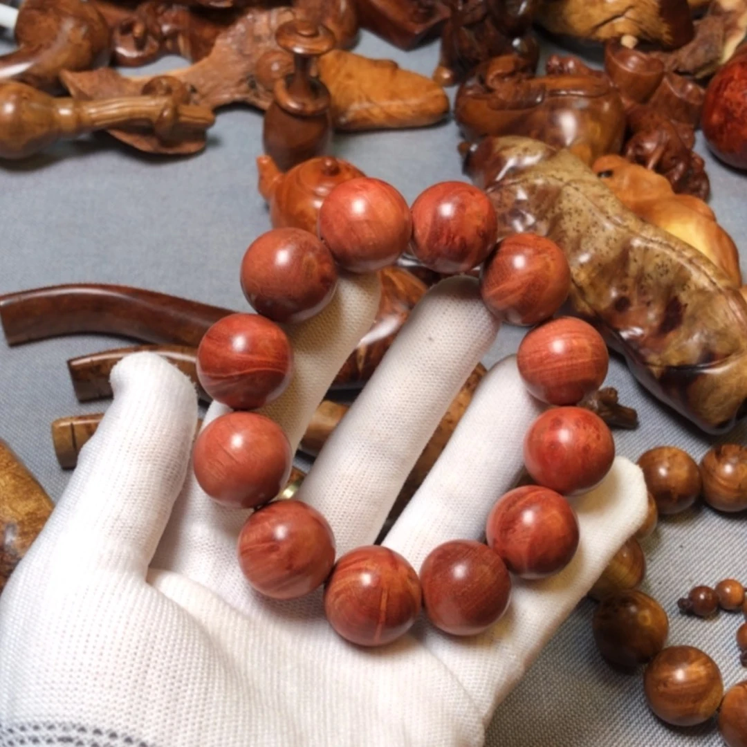 【闪购商品】木麻梨疙瘩火琉璃手把件