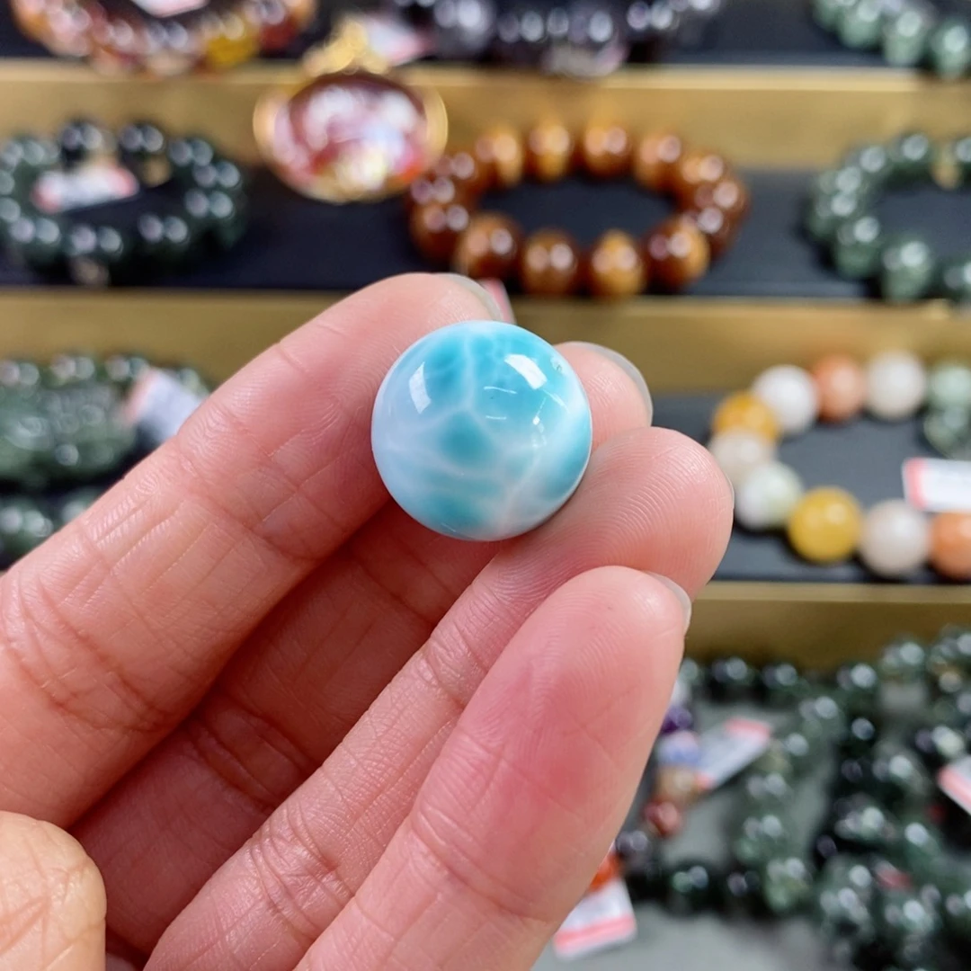 针钠钙石（海纹石）吊坠(不含链)未镶嵌{****婆海纹石