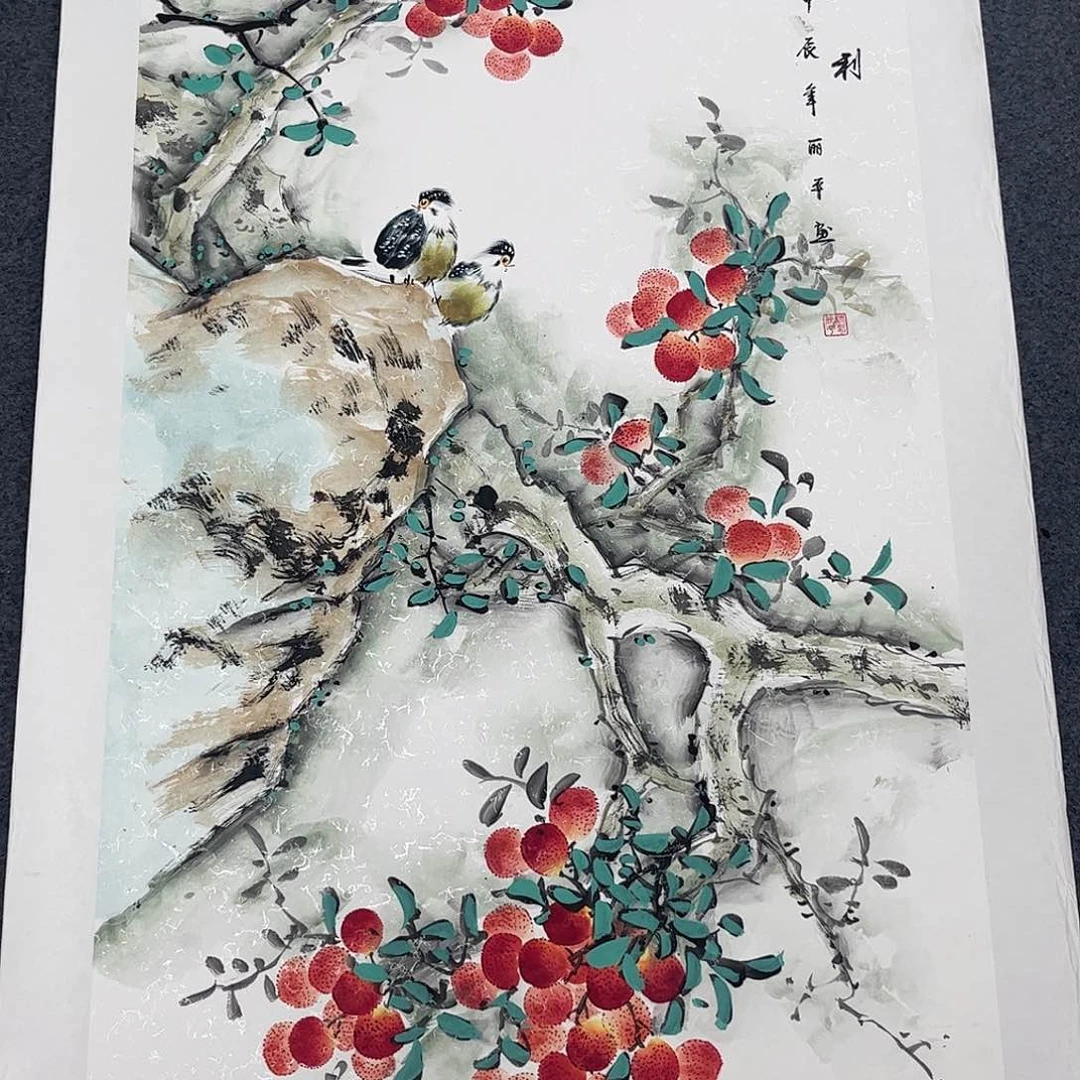 国画国画作品宣纸纯手绘