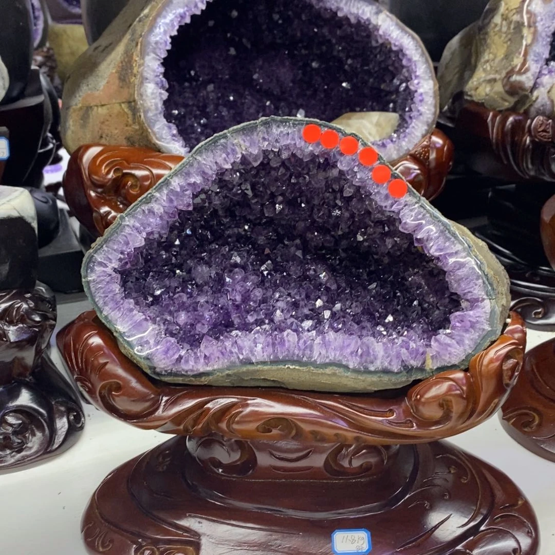 未镶嵌紫晶大型摆件（非配饰）莹