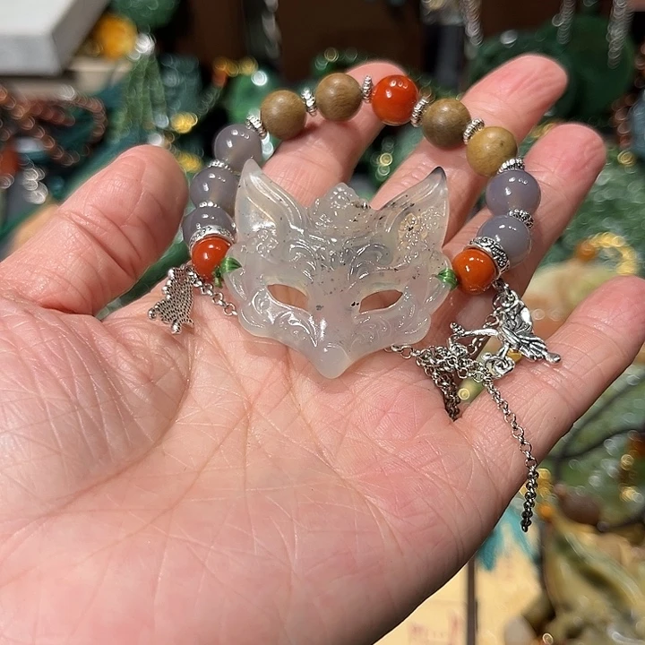 未镶嵌岫玉毛衣链