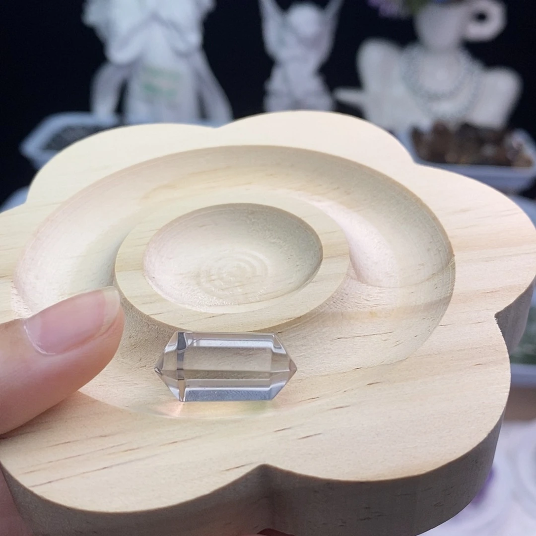 天然水晶定制打孔不退换未镶嵌水晶你***哦