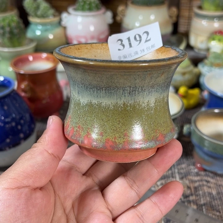 口7手工花盆满30包邮