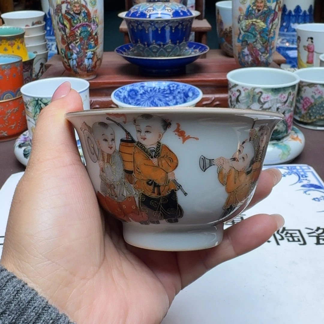 景德镇手工手绘展示
