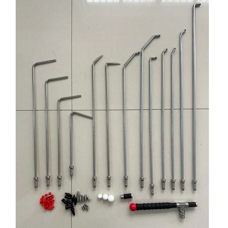 汽车凹陷修复 13件套快拆钩子套装凹坑钣金可换把手换头顶杠工具