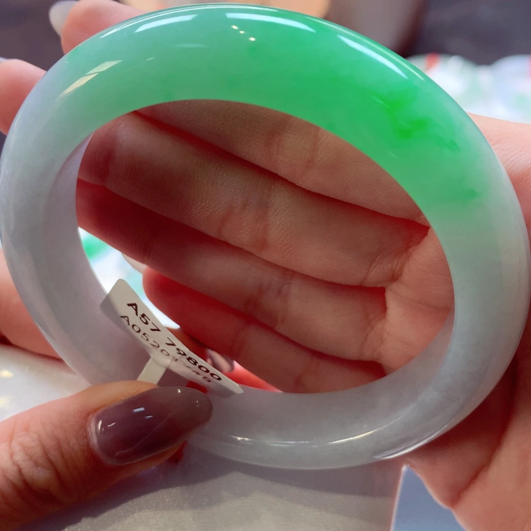 翡翠手镯未镶嵌正圈33（26号）