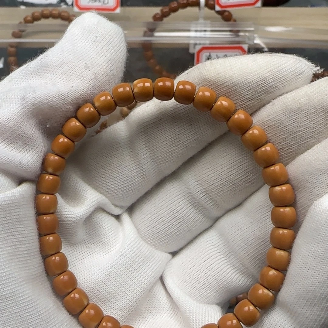 橄榄核吊坠老挝极限弧单圈6.0