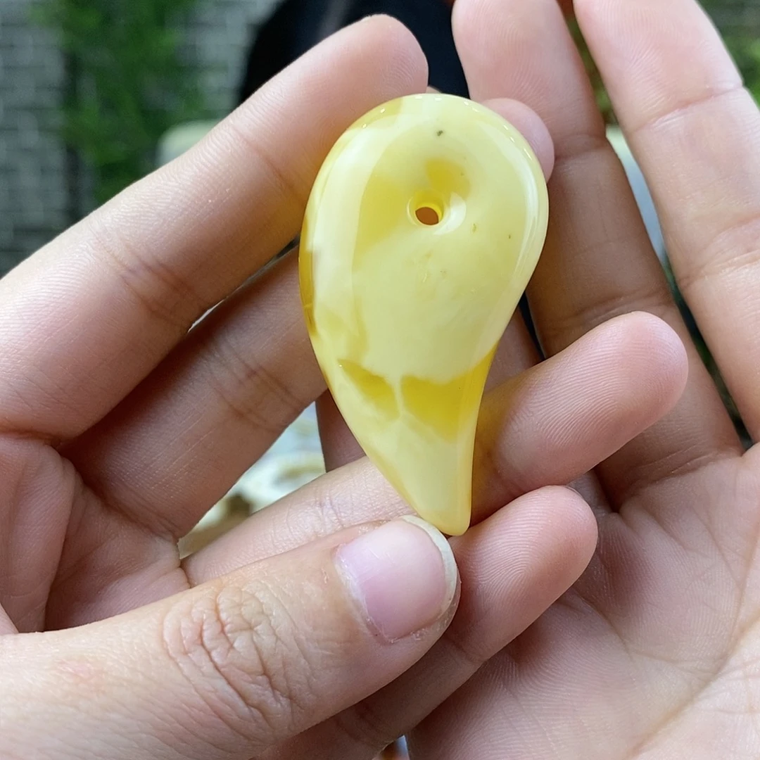 蜜蜡珠宝奇石未镶嵌蜜蜡勾玉