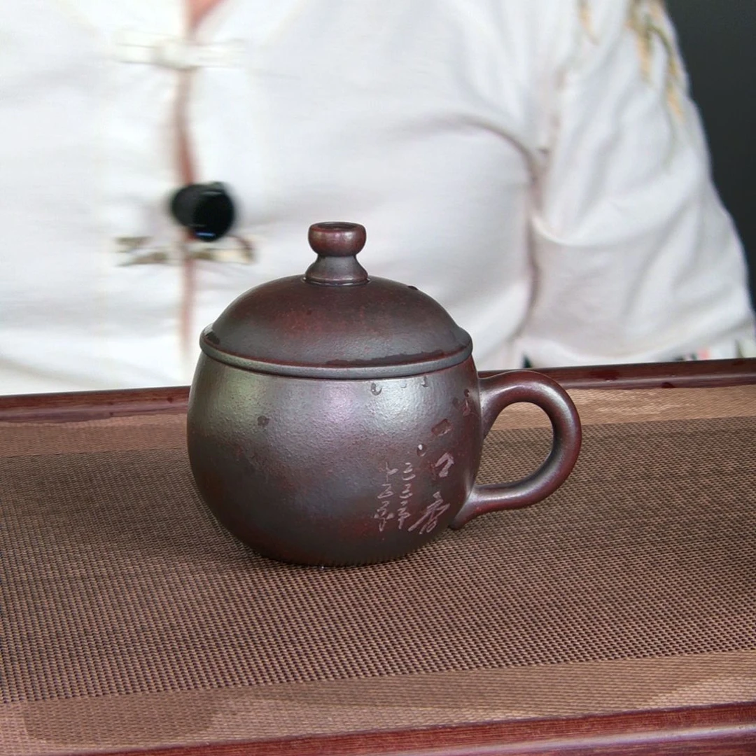 茶杯紫砂高货放漏