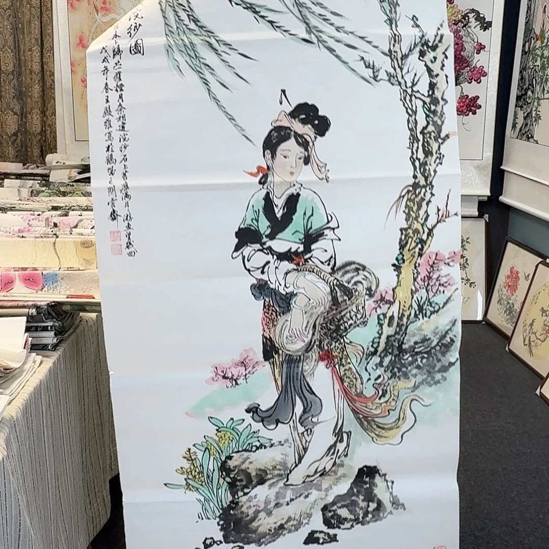 纯手绘国画作品好看