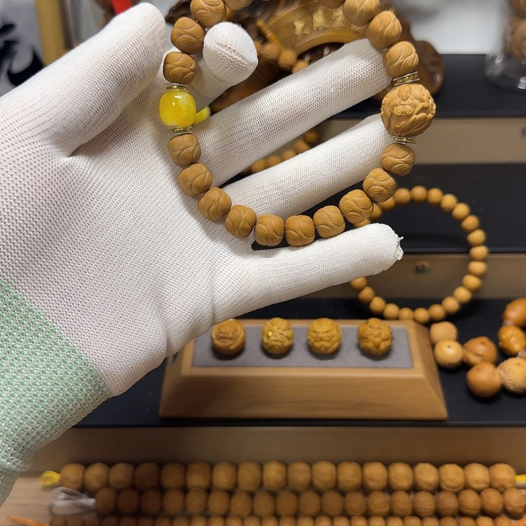 猴头核桃吊坠24k凤女加九尾全品