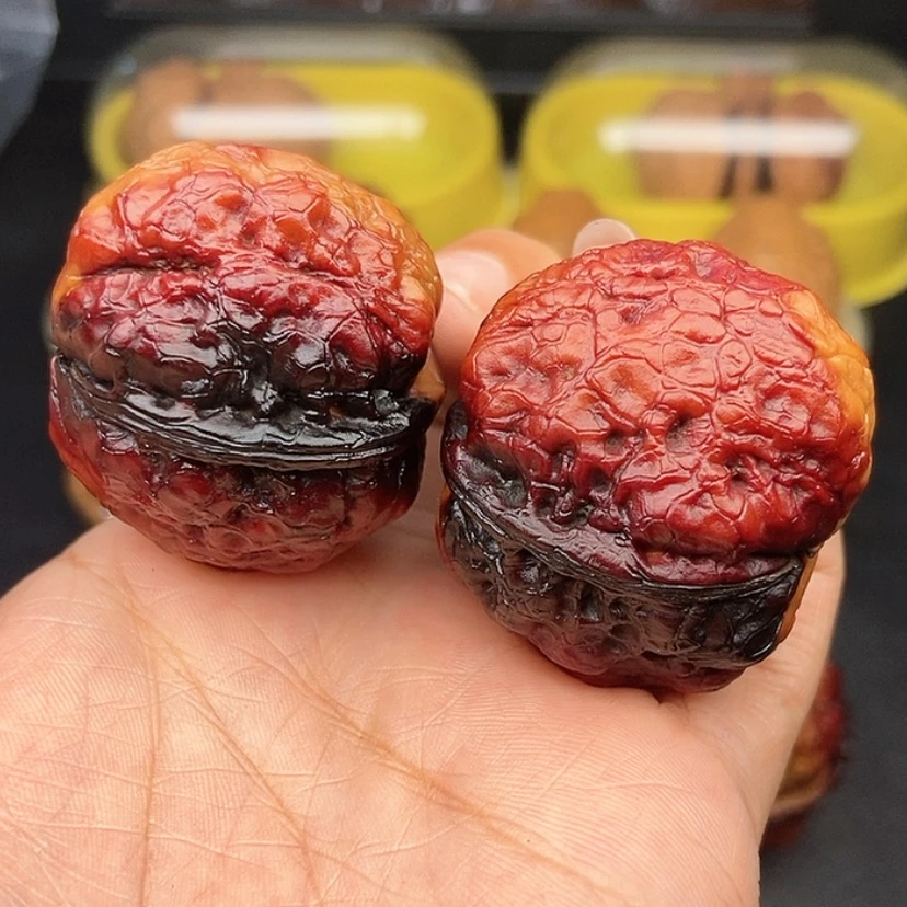 【闪购商品】文玩核桃把件40尺七彩荷叶金蟾