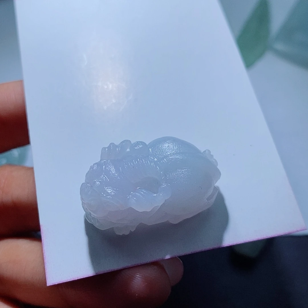橘***月定制翡翠未镶嵌翡翠