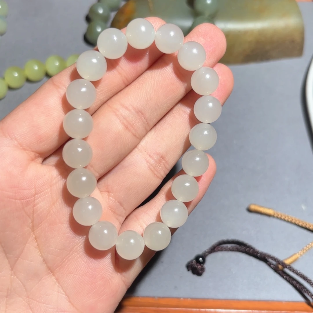 和田玉手链未镶嵌✎****王