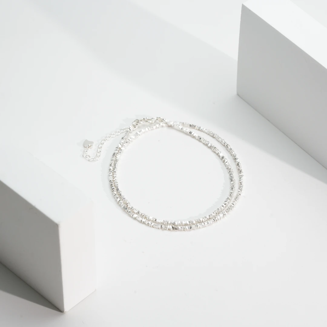 足银银制品 【小北珠宝】足银项链【长约45cm】3-DH34X701