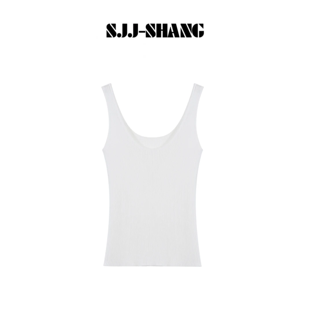 SHANG-JJ【树林背心】25ss新款满分莱赛尔针织高级感背心q134402p