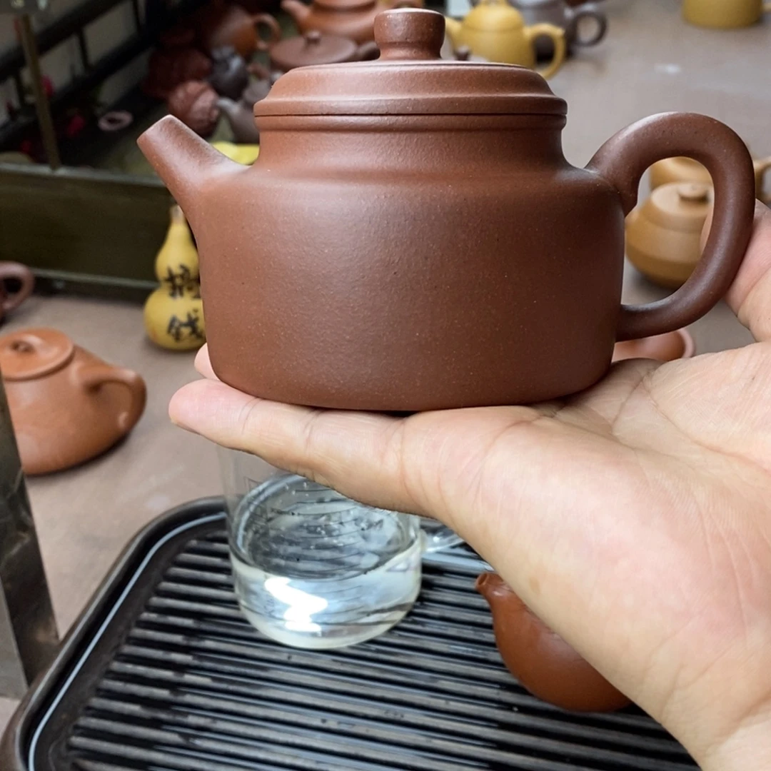 难***涂茶壶紫砂紫砂德中