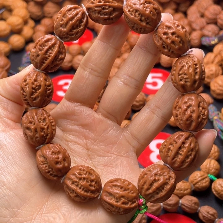 文玩核桃吊坠粗筋小枣