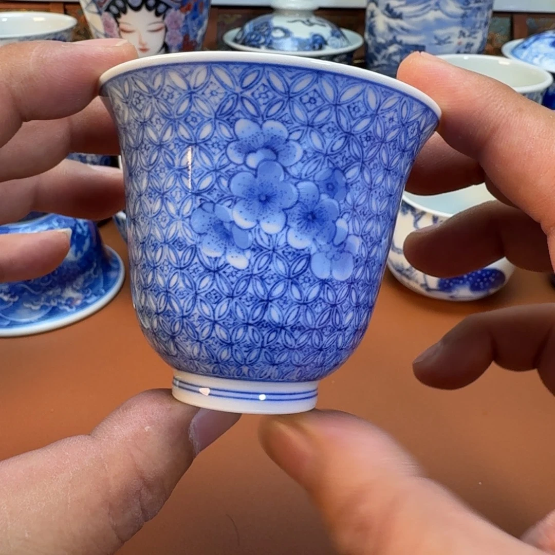 杯子景德镇全手工手绘陶瓷