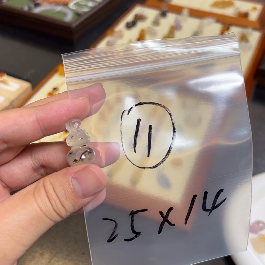 未镶嵌玛瑙/玉髓珠宝半成品