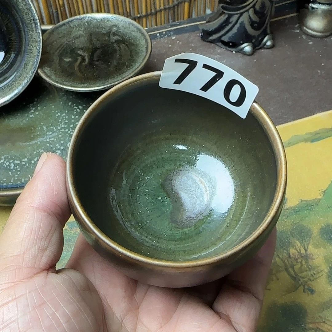 茶盏建盏杯主人杯龙窑柴烧