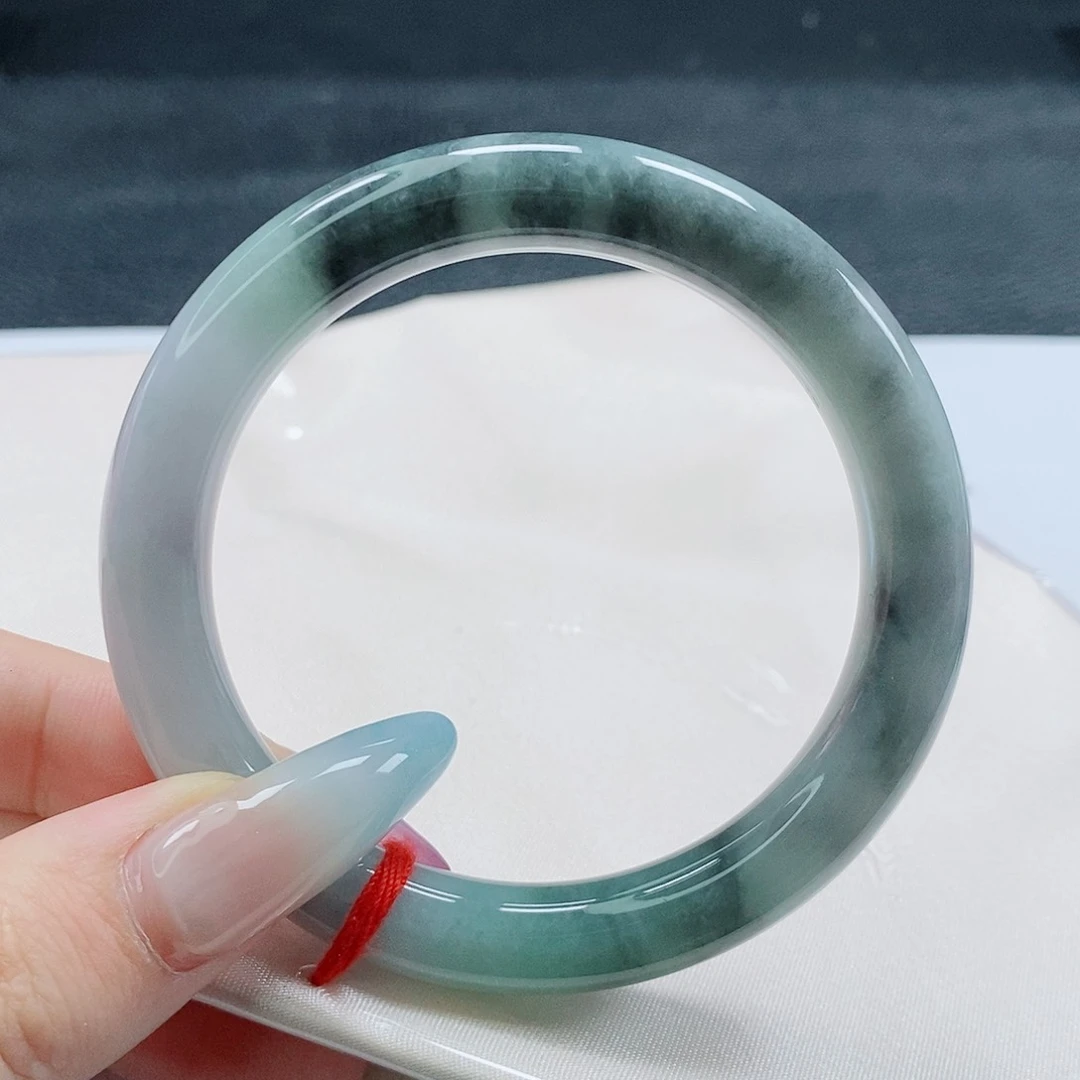 【闪购商品】未镶嵌手镯（圆镯）翡翠420号