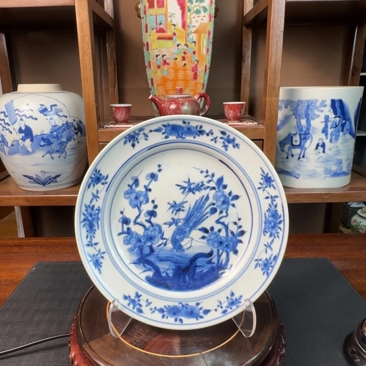 用***8陶瓷0000000002花鸟盘子