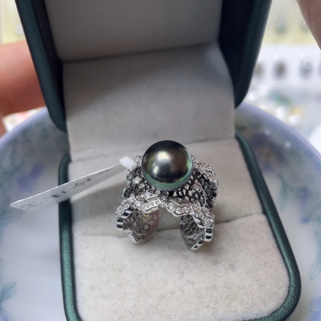 戒圈未镶嵌海水珍珠