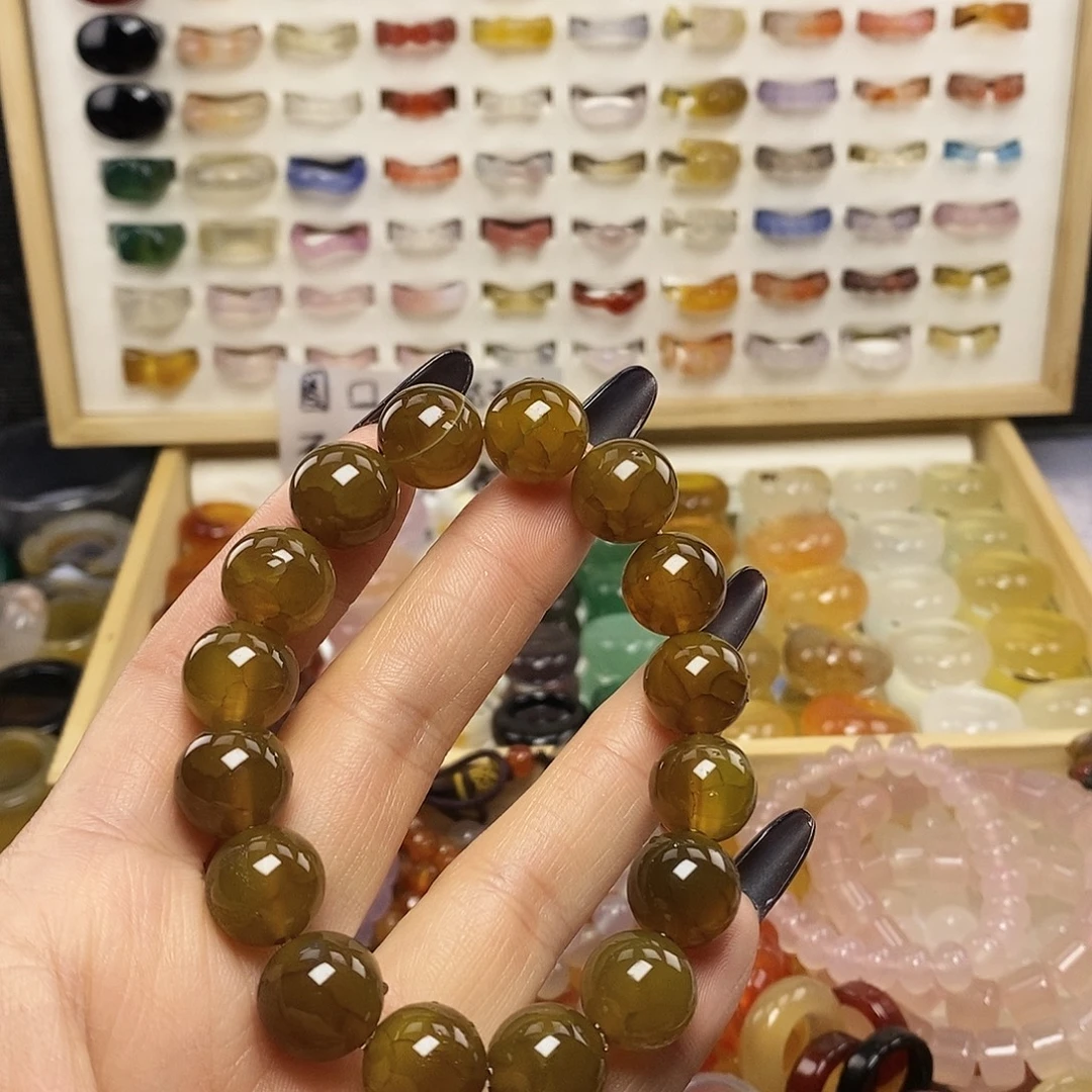 玛瑙/玉髓合金戒指