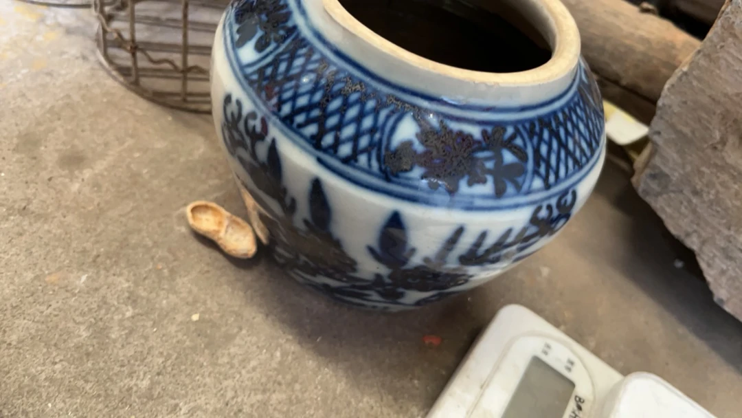老物件瓷罐老物件