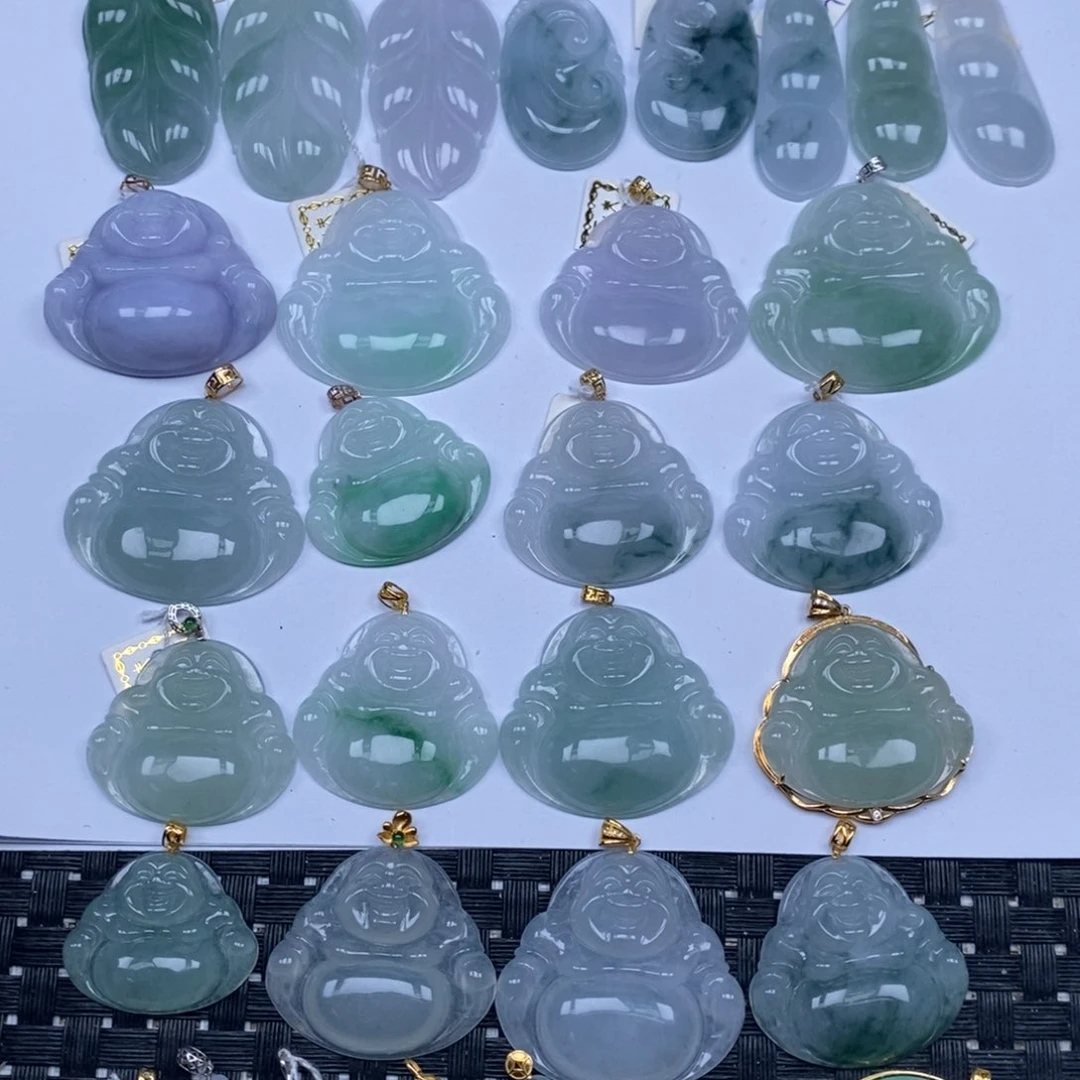 翡翠未镶嵌颈饰天然翡翠