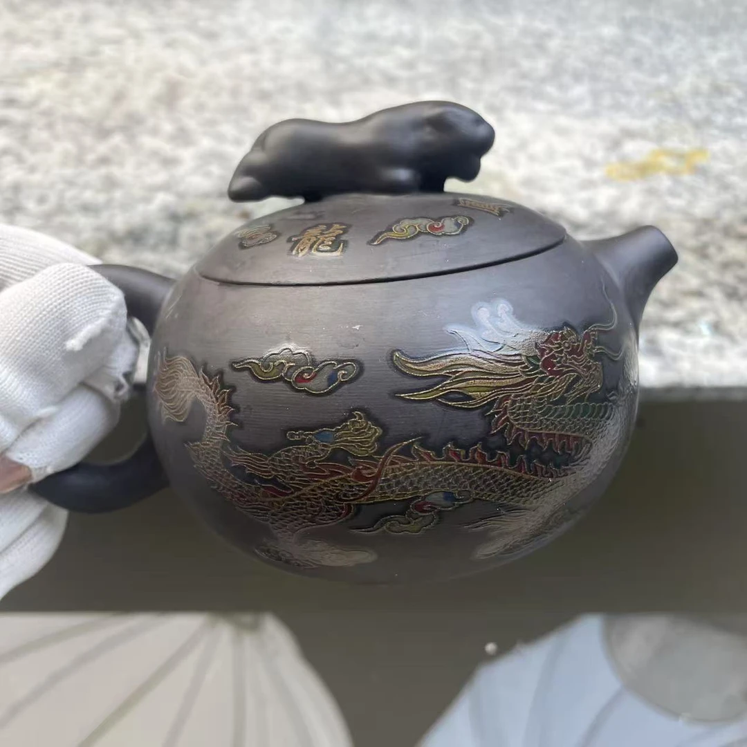 【闪购商品】卧虎变色龙凤西施凤鸣壶