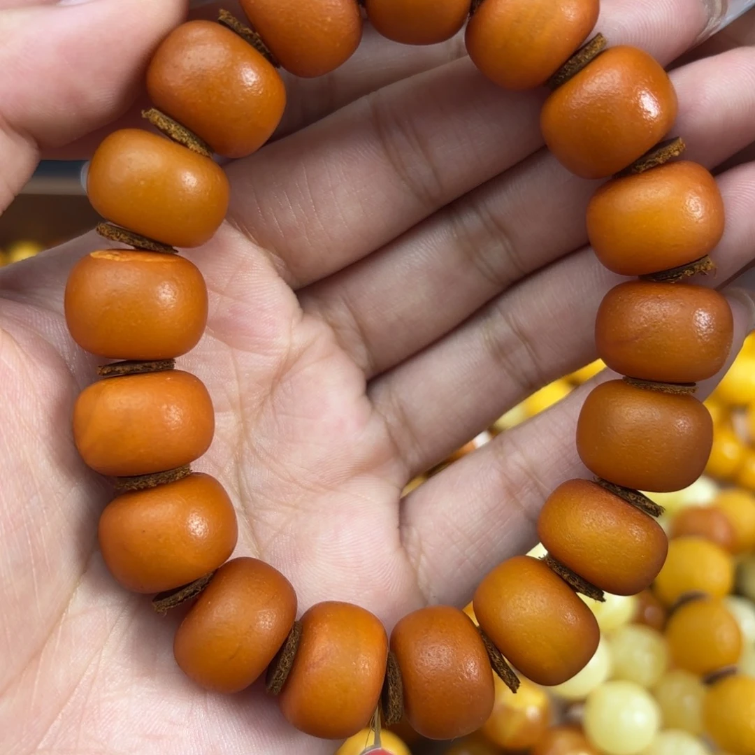 未镶嵌琥珀手链蜜蜡