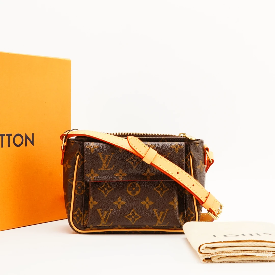 95新 LouisVuitton/路易威登 【大古】中古豆腐包小号换配皮