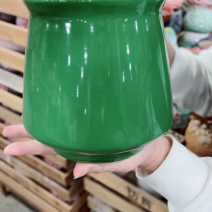 有孔，凑单福利满10元发货陶瓷多肉花盆！