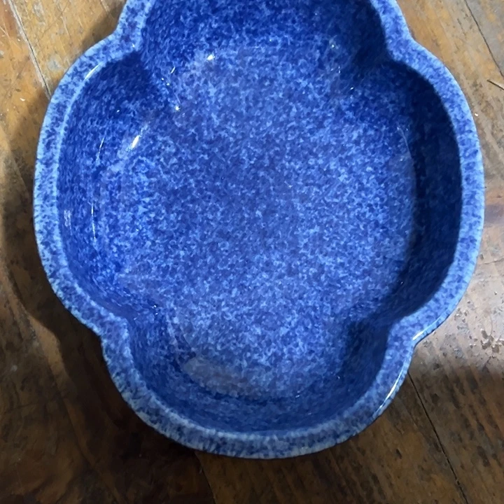 陶摆件纯手工制作海棠洗