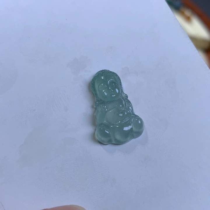 未镶嵌定制翡翠宝宝佛