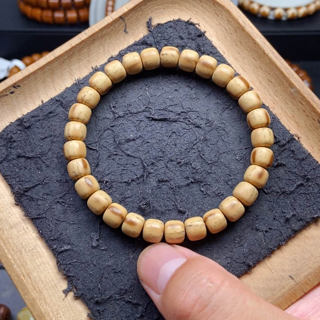 紫金鼠手串8mm实心花皮