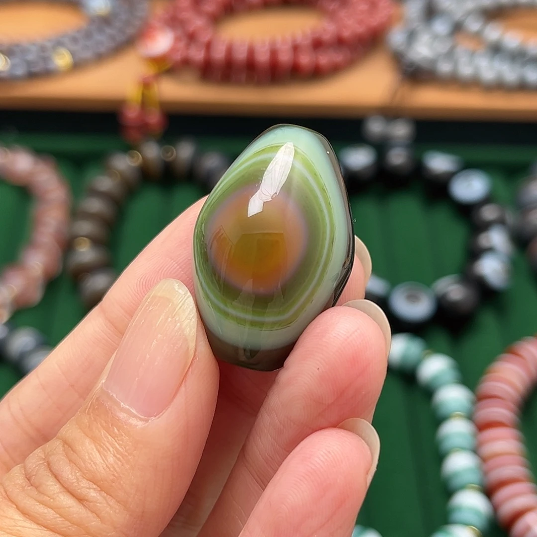 悦***号玛瑙/玉髓合金单珠