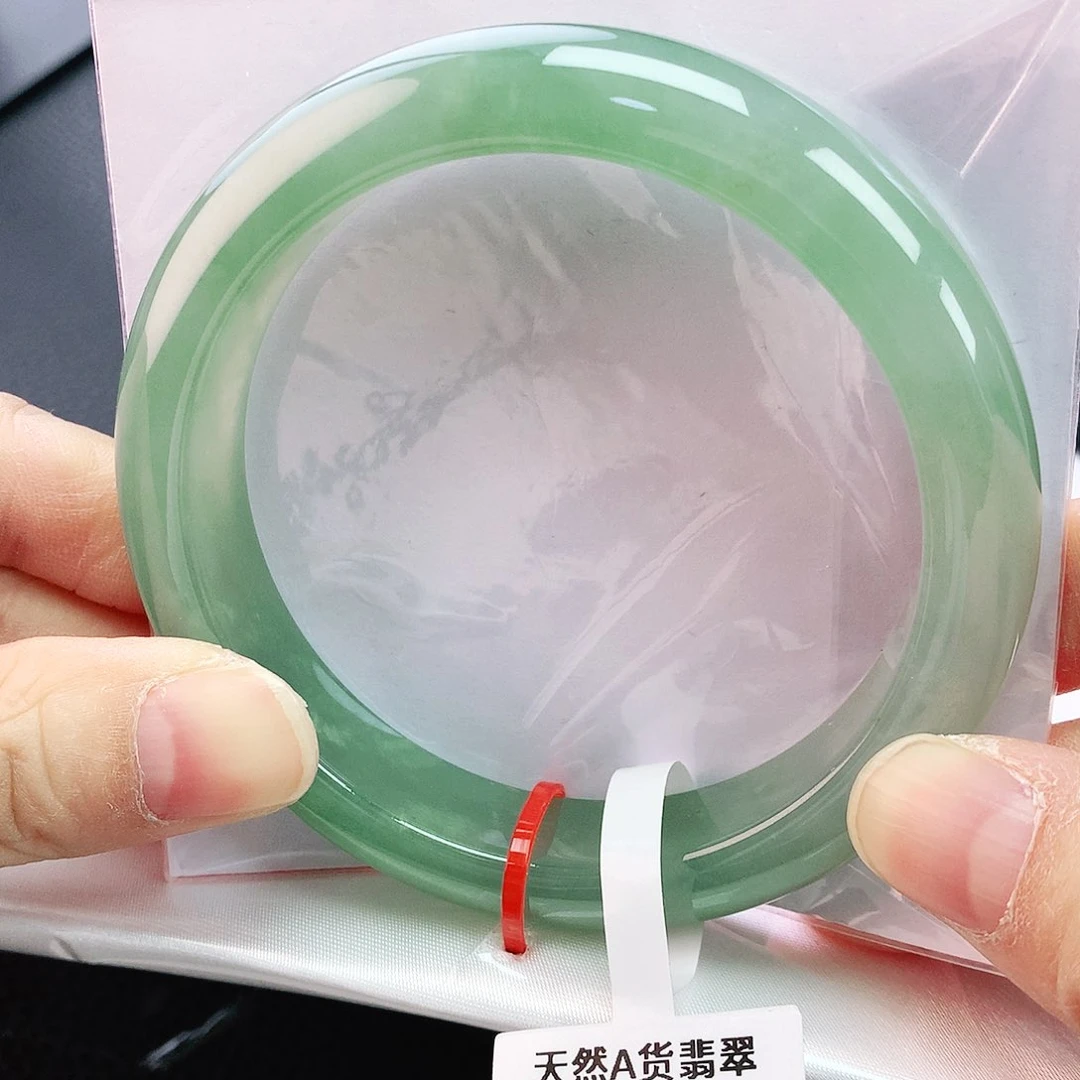 未镶嵌手镯翡翠59圈