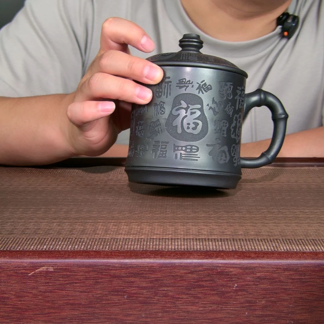 茶杯紫砂高货放漏