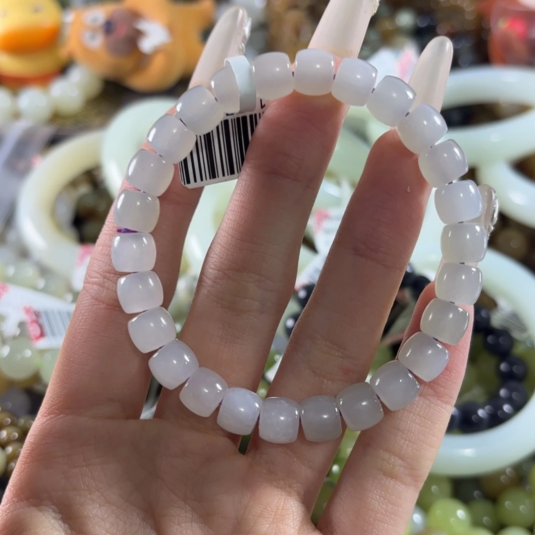 和田玉未镶嵌手链211