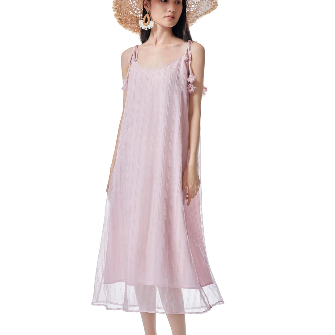 【尚雅专属】MOFAN摩凡夏季新款连衣裙无袖MBL564106