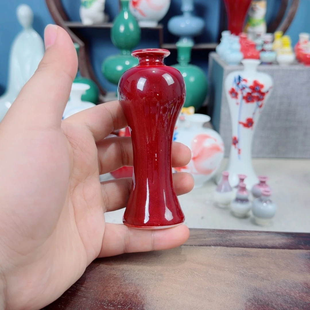 陶瓷手工小花器摆件