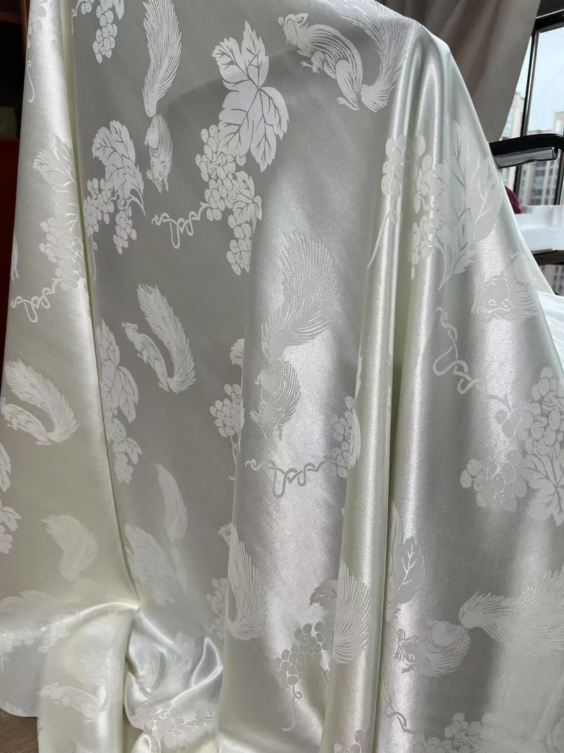 【小松鼠】重锻提花新面料新中式国风布料