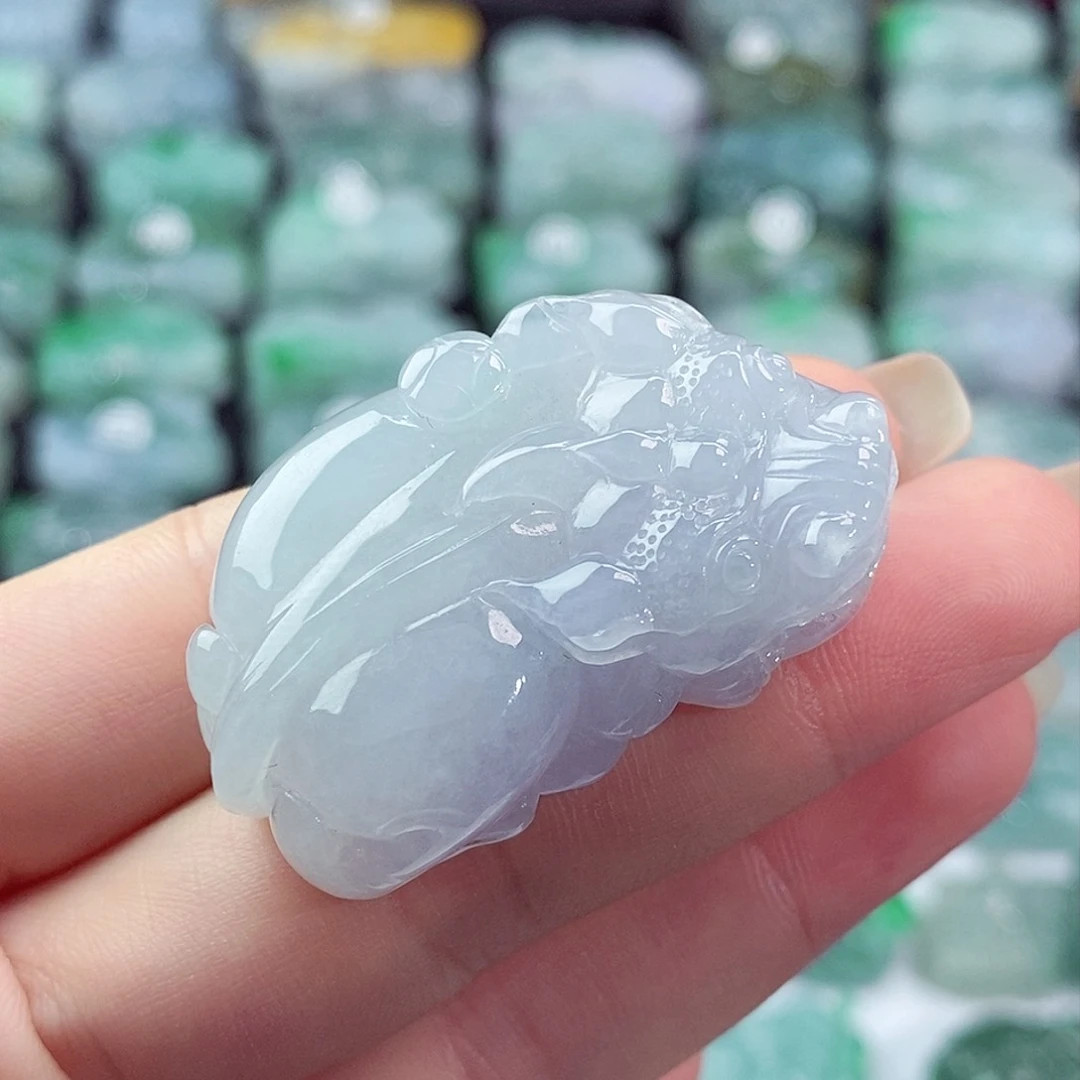 颈饰未镶嵌翡翠天然