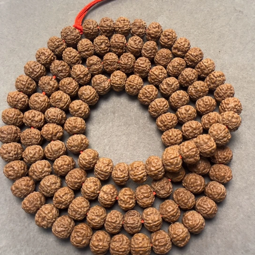 金刚菩提吊坠褐皮飞碟双龙保手持9+