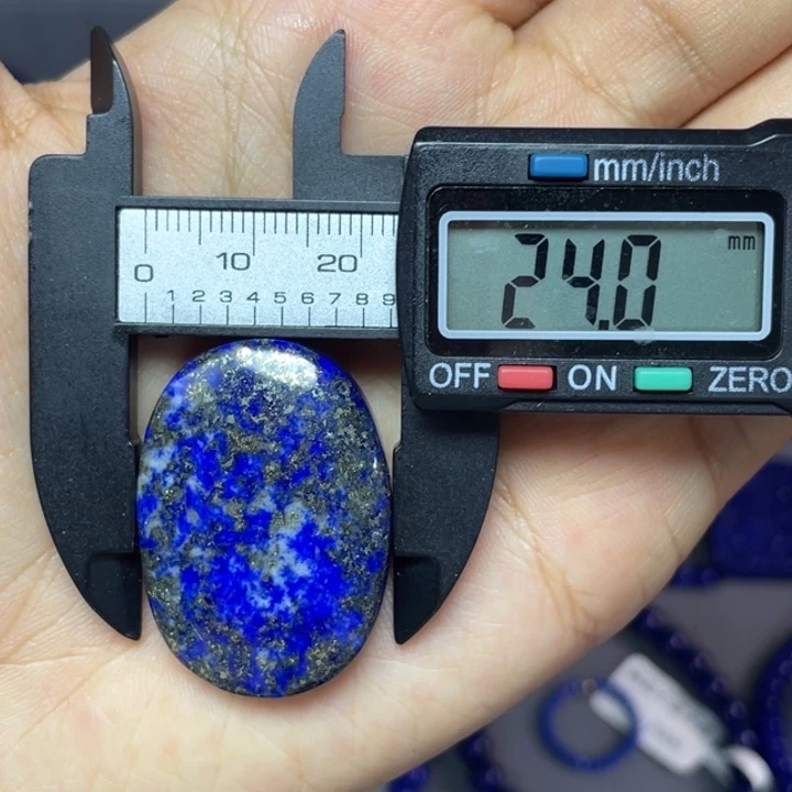 未镶嵌青金石24×34mm裸石蛋面配饰