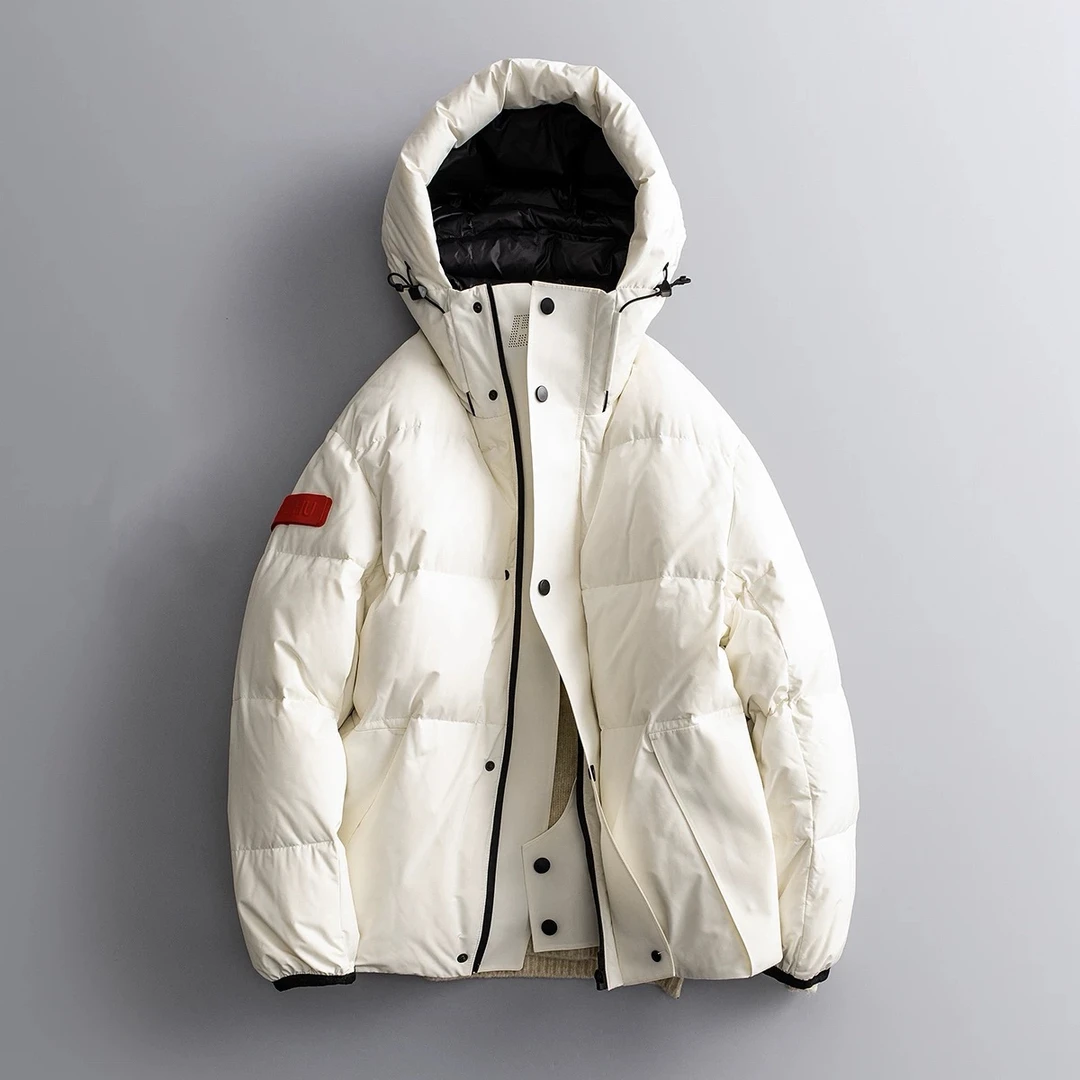 【轻奢级猛货】冬季男士加厚高蓬挺阔立体剪裁连帽款派克羽绒服2603