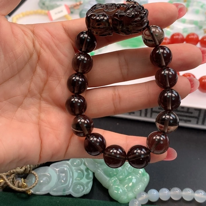 南红玛瑙合金手链